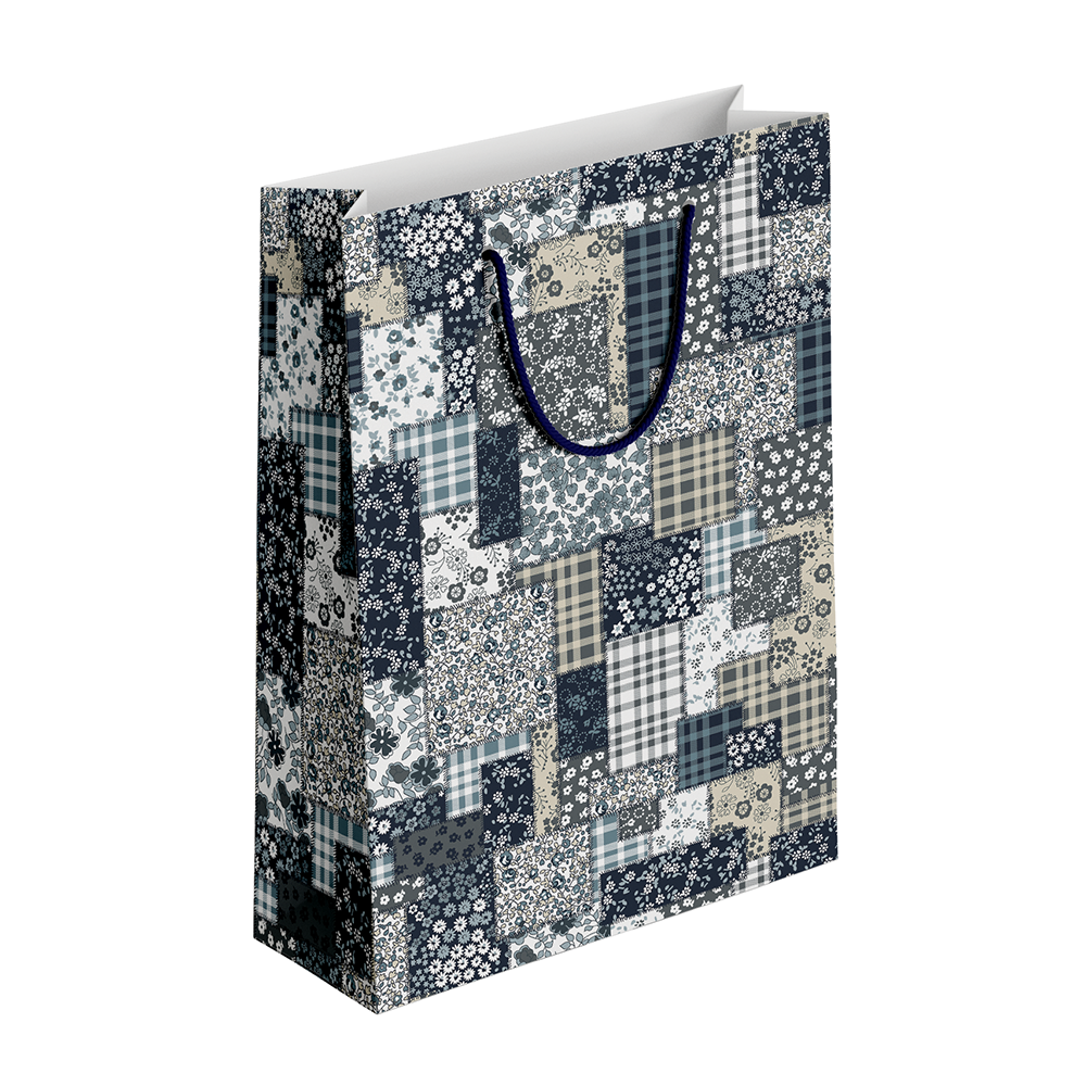 (Pack of 6) Fancy Gift Bags Printed on Imported Bleach Card with Mate Lamination (210gm)