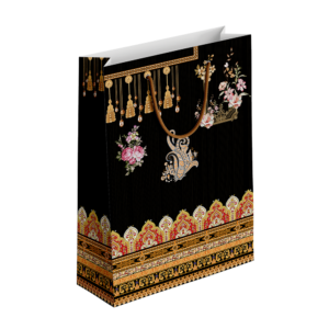 (Pack of 6) Fancy Gift Bags Printed on Imported Bleach Card with Mate Lamination (210gm)