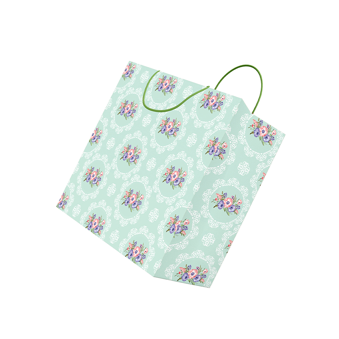 (Pack of 6 ) Fancy Gift Bags Printed on Imported Bleach Card with Mate Lamination