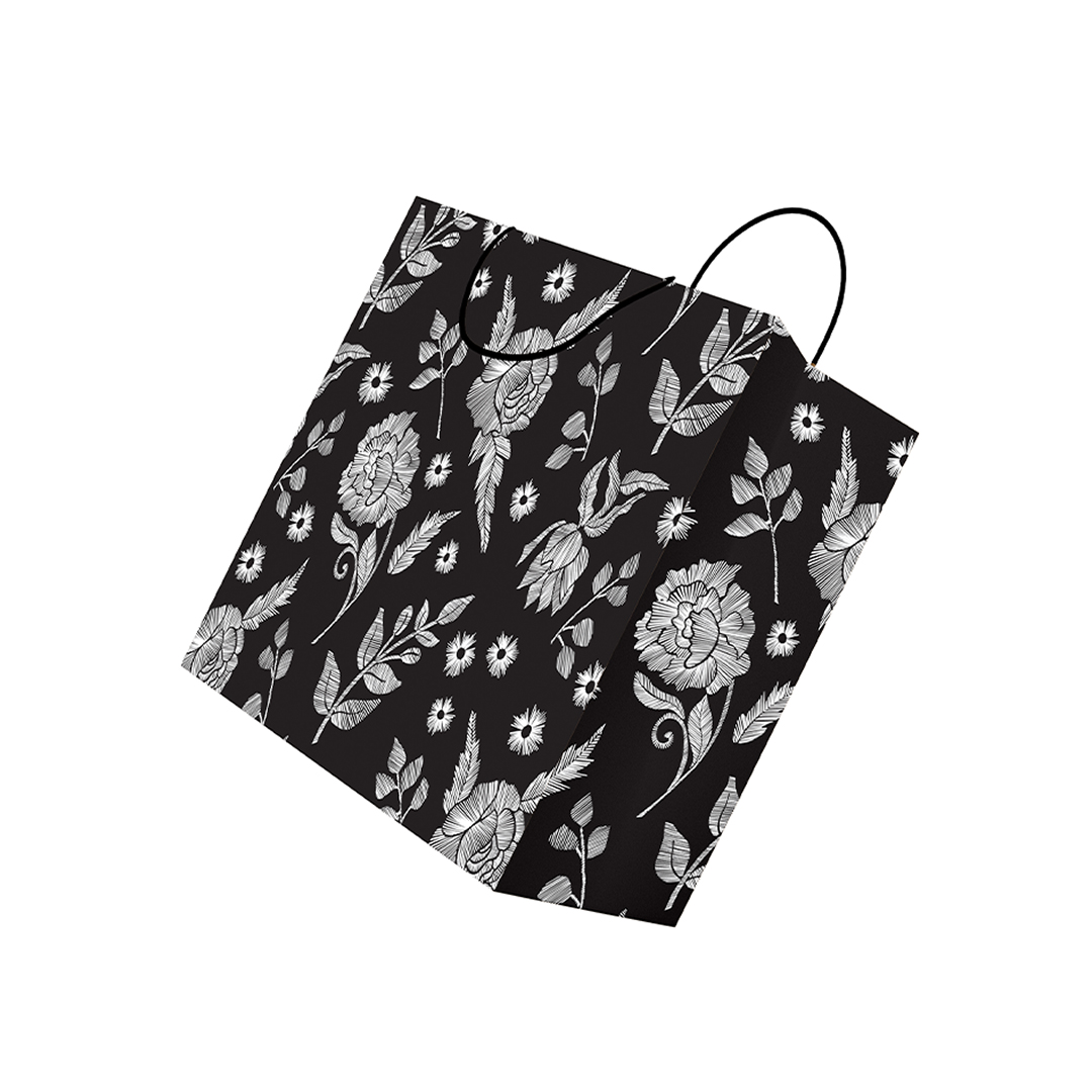 (Pack of 6 ) Fancy Gift Bags Printed on Imported Bleach Card with Mate Lamination