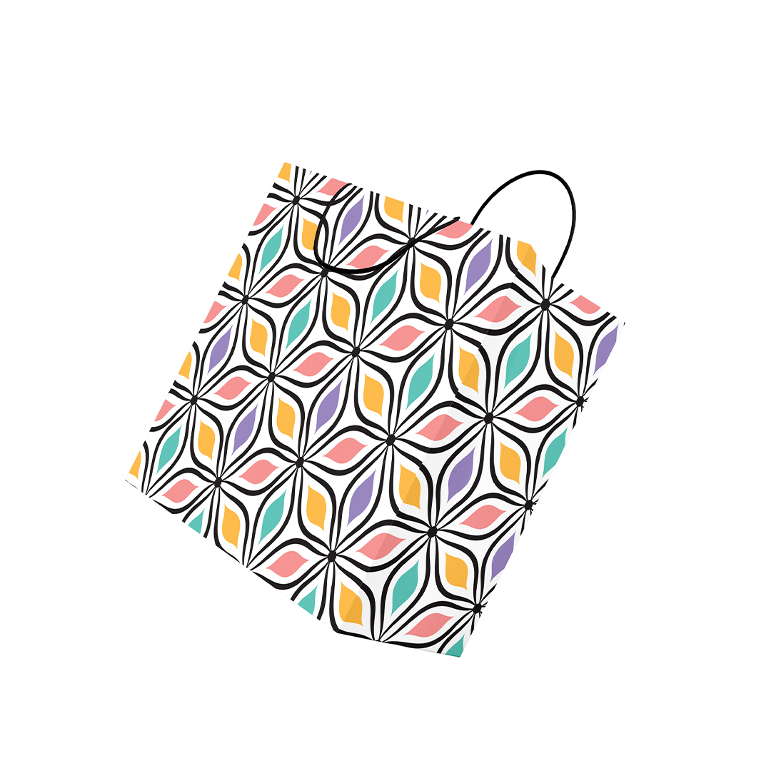 ( pack of 6 pieces )Fancy Gift Bags Printed on Imported Bleach Card with Mate Lamination (210gm)