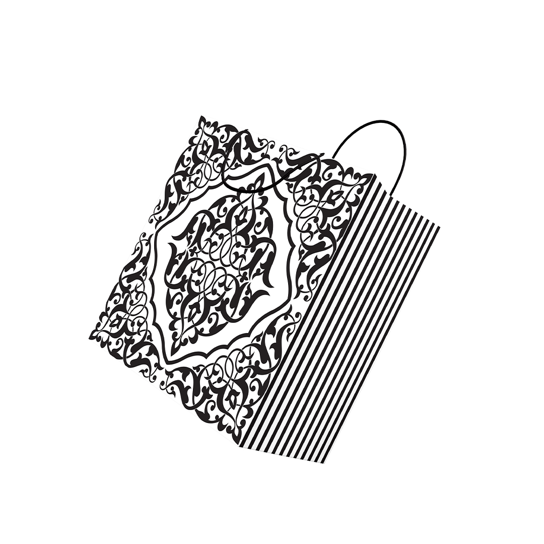 ( pack of 6 pieces )Fancy Gift Bags Printed on Imported Bleach Card with Mate Lamination (210gm)