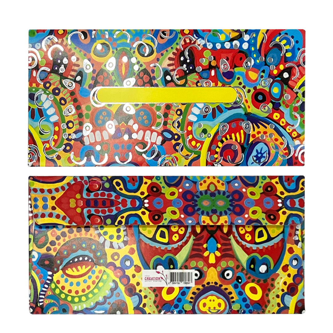 (Pack of 12) Money Envelopes Silver Foil Work - Image 3