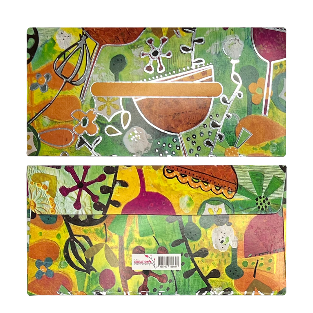 (Pack of 12) Money Envelopes Silver Foil Work - Image 11