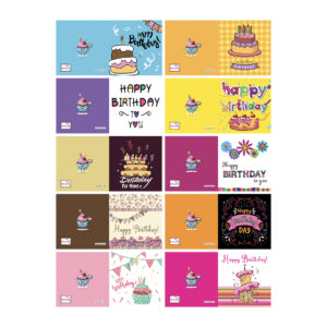 (Pack of 20) Birthday Cards
