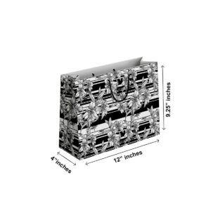 (Pack of 6) Fancy Gift Bags Printed on Imported Bleach Card with Mate Lamination