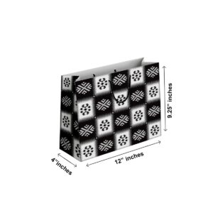 (Pack of 6) Fancy Gift Bags Printed on Imported Bleach Card with Mate Lamination